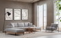 Atelier Del Sofa Eti Oak Right - Gris